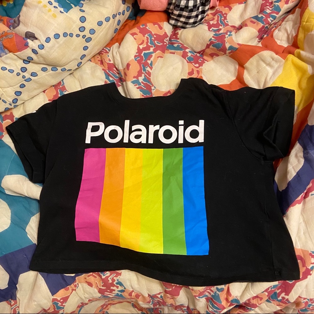 Polaroid Crop Top